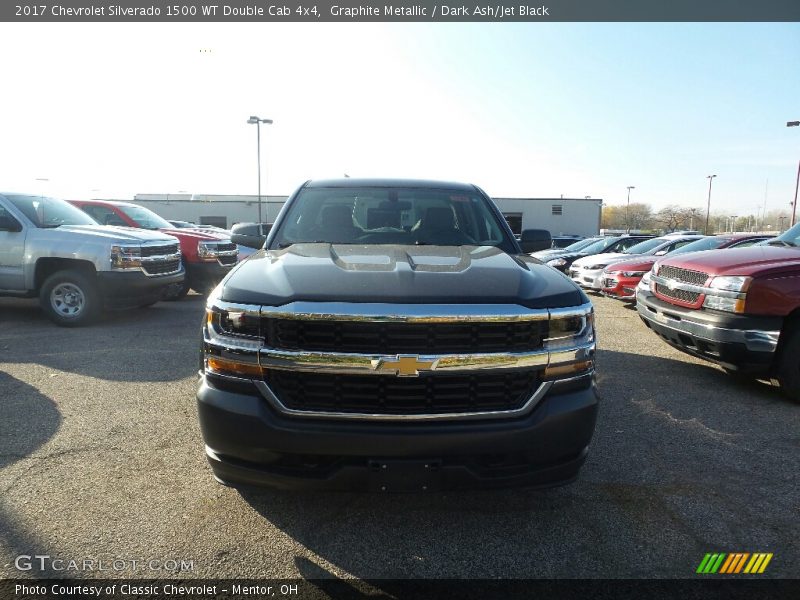 Graphite Metallic / Dark Ash/Jet Black 2017 Chevrolet Silverado 1500 WT Double Cab 4x4