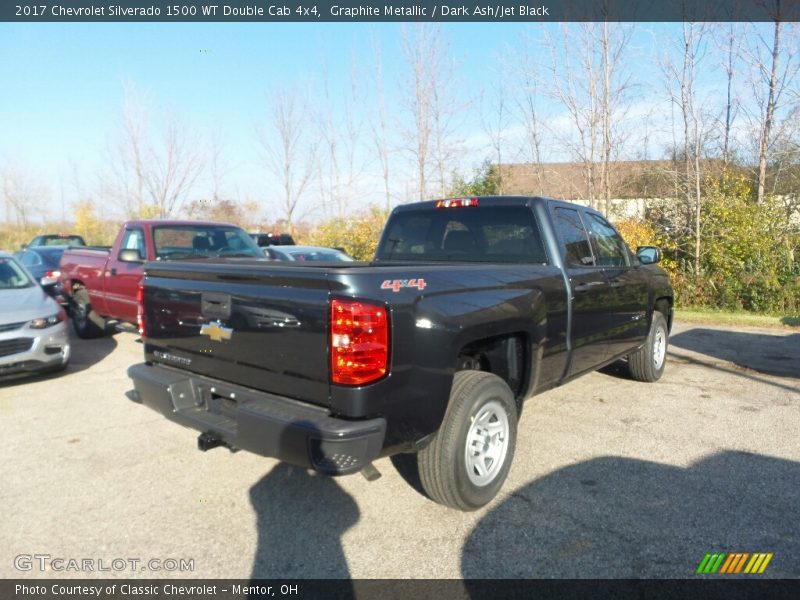 Graphite Metallic / Dark Ash/Jet Black 2017 Chevrolet Silverado 1500 WT Double Cab 4x4