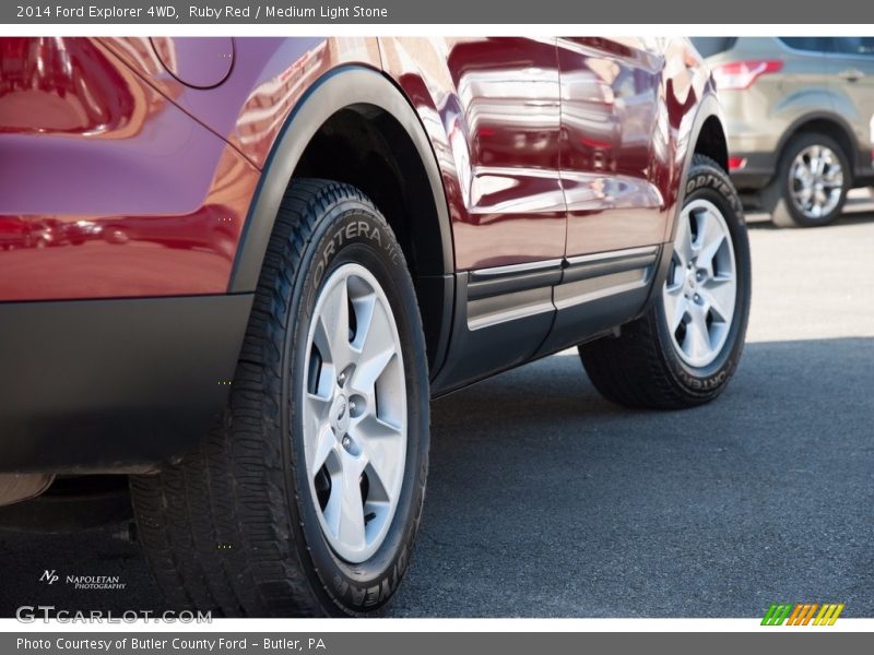 Ruby Red / Medium Light Stone 2014 Ford Explorer 4WD