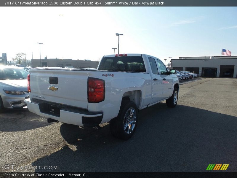 Summit White / Dark Ash/Jet Black 2017 Chevrolet Silverado 1500 Custom Double Cab 4x4