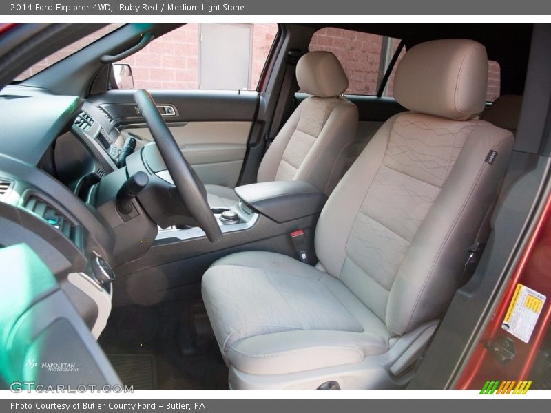 Ruby Red / Medium Light Stone 2014 Ford Explorer 4WD