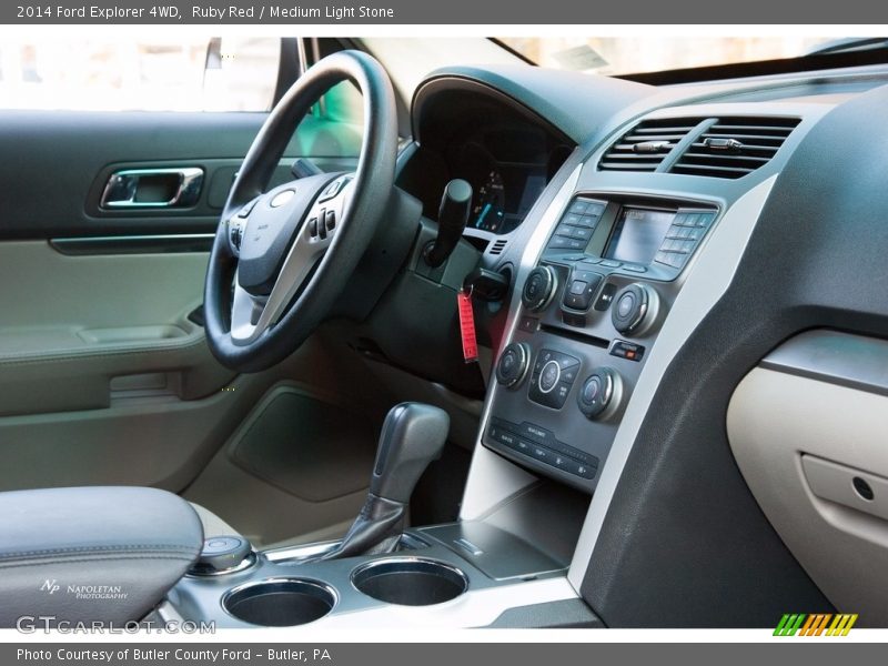 Ruby Red / Medium Light Stone 2014 Ford Explorer 4WD