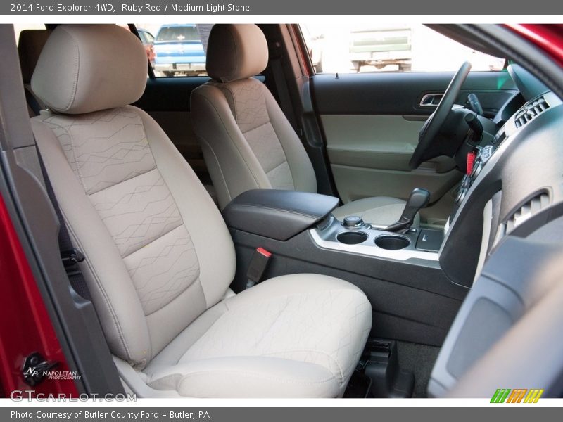 Ruby Red / Medium Light Stone 2014 Ford Explorer 4WD