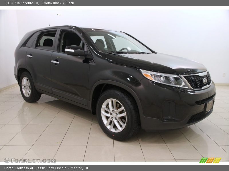 Ebony Black / Black 2014 Kia Sorento LX