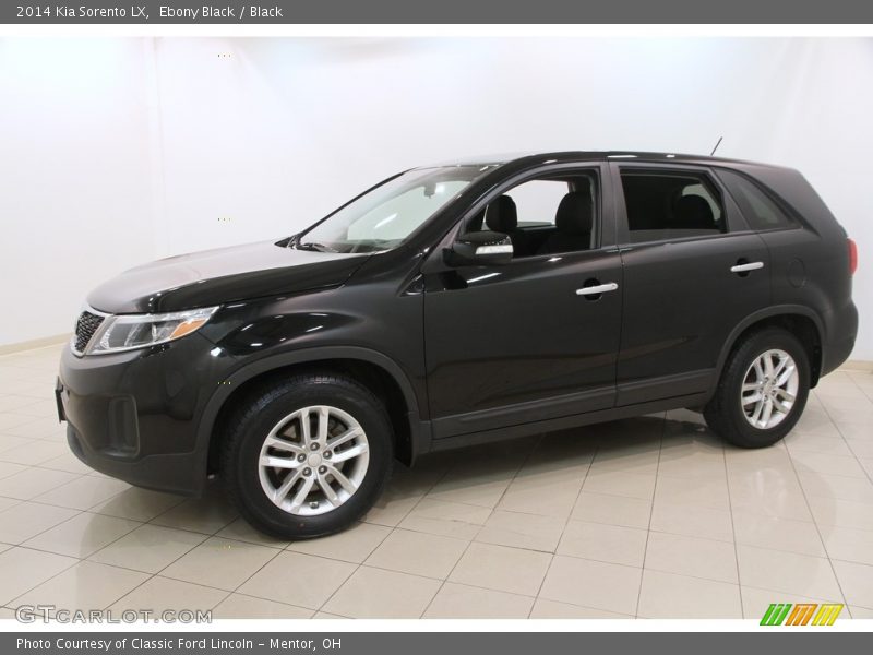 Ebony Black / Black 2014 Kia Sorento LX