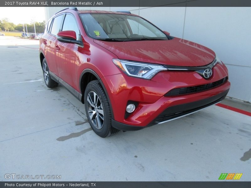 Barcelona Red Metallic / Ash 2017 Toyota RAV4 XLE