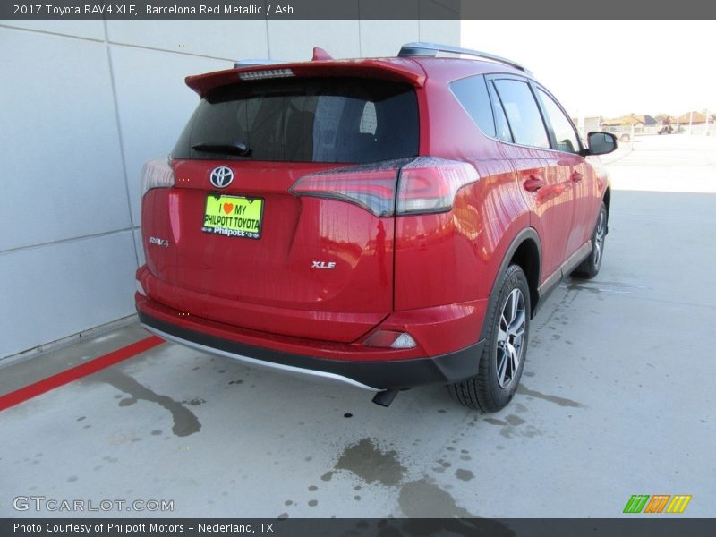 Barcelona Red Metallic / Ash 2017 Toyota RAV4 XLE
