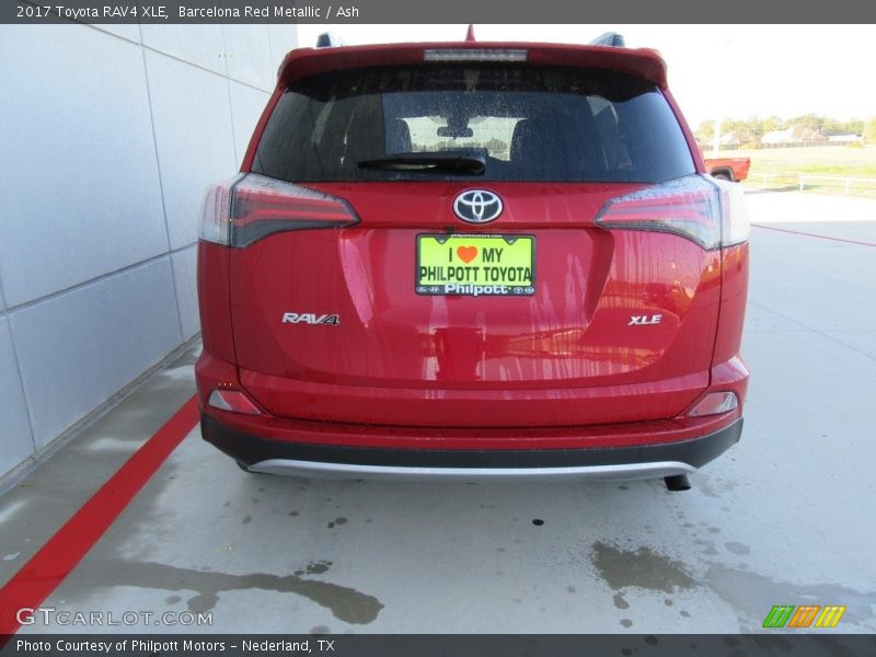 Barcelona Red Metallic / Ash 2017 Toyota RAV4 XLE