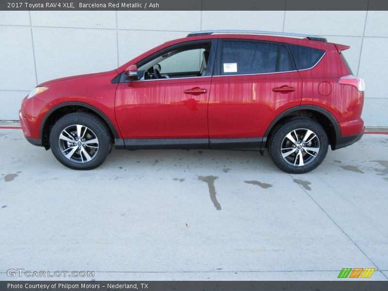 Barcelona Red Metallic / Ash 2017 Toyota RAV4 XLE