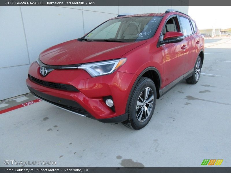 Barcelona Red Metallic / Ash 2017 Toyota RAV4 XLE