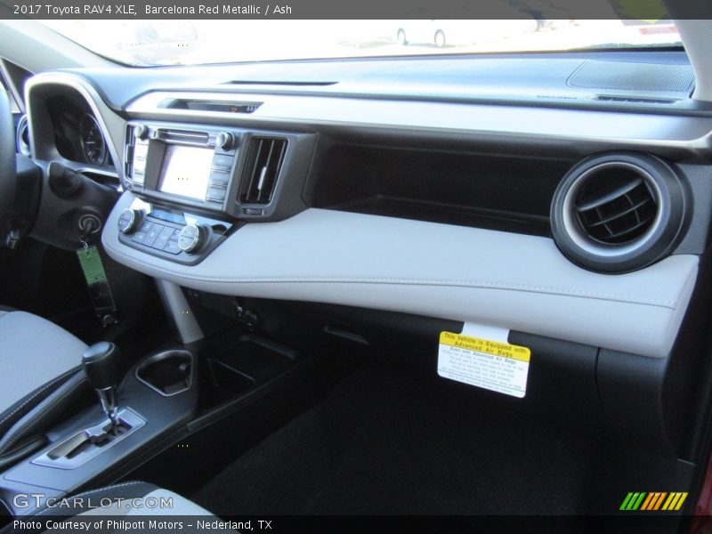 Dashboard of 2017 RAV4 XLE