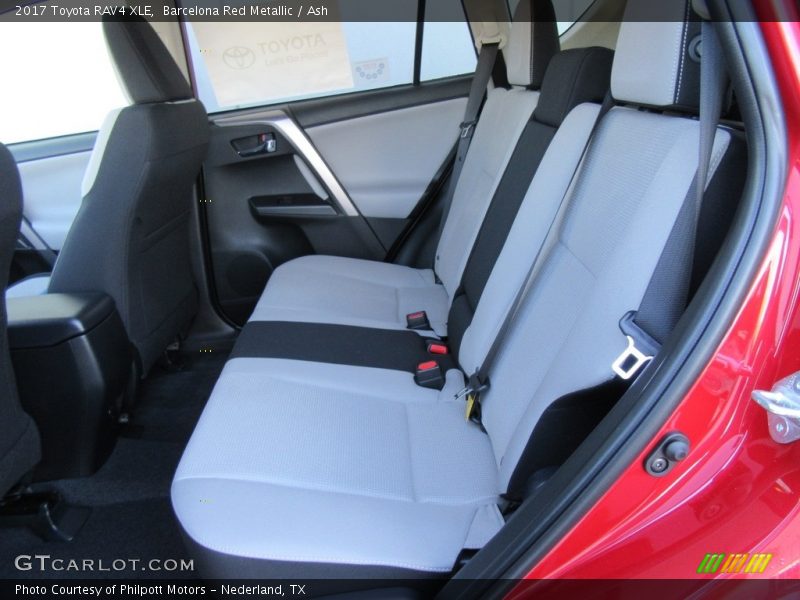 Rear Seat of 2017 RAV4 XLE