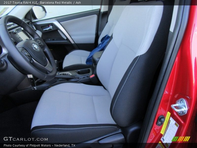 Front Seat of 2017 RAV4 XLE