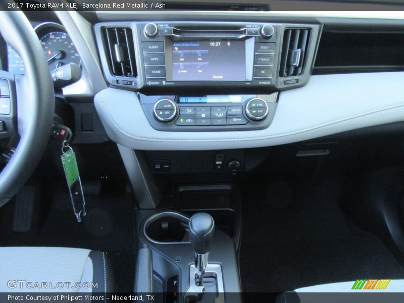 Controls of 2017 RAV4 XLE
