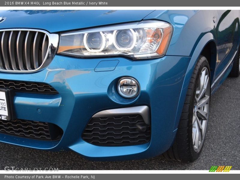 Long Beach Blue Metallic / Ivory White 2016 BMW X4 M40i