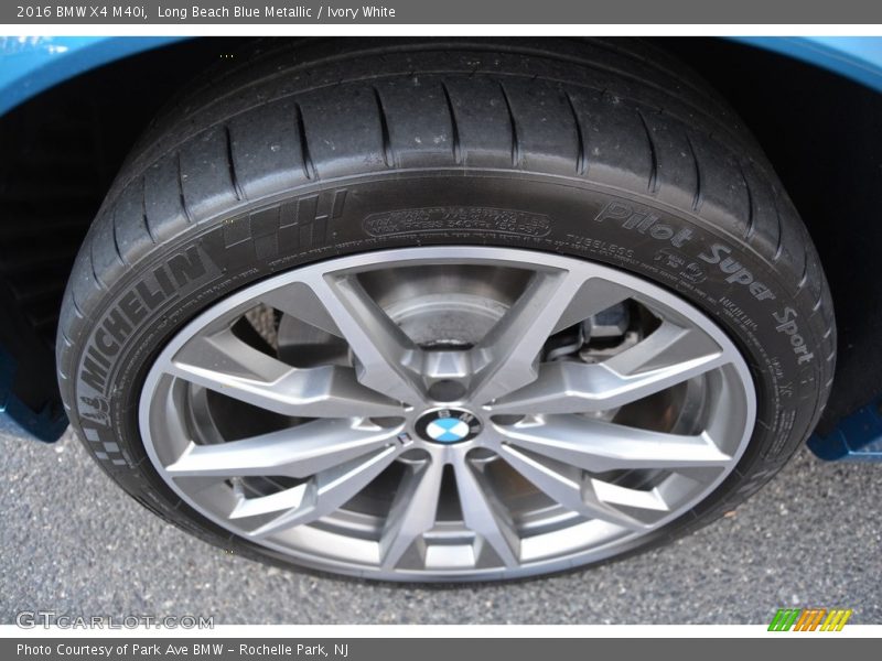 Long Beach Blue Metallic / Ivory White 2016 BMW X4 M40i