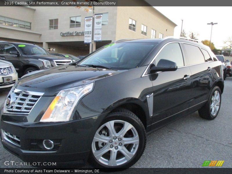 Graphite Metallic / Ebony/Ebony 2016 Cadillac SRX Performance
