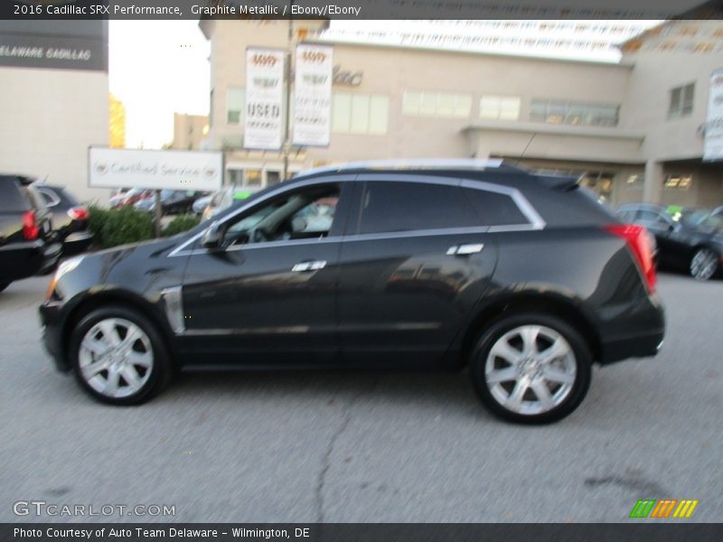 Graphite Metallic / Ebony/Ebony 2016 Cadillac SRX Performance