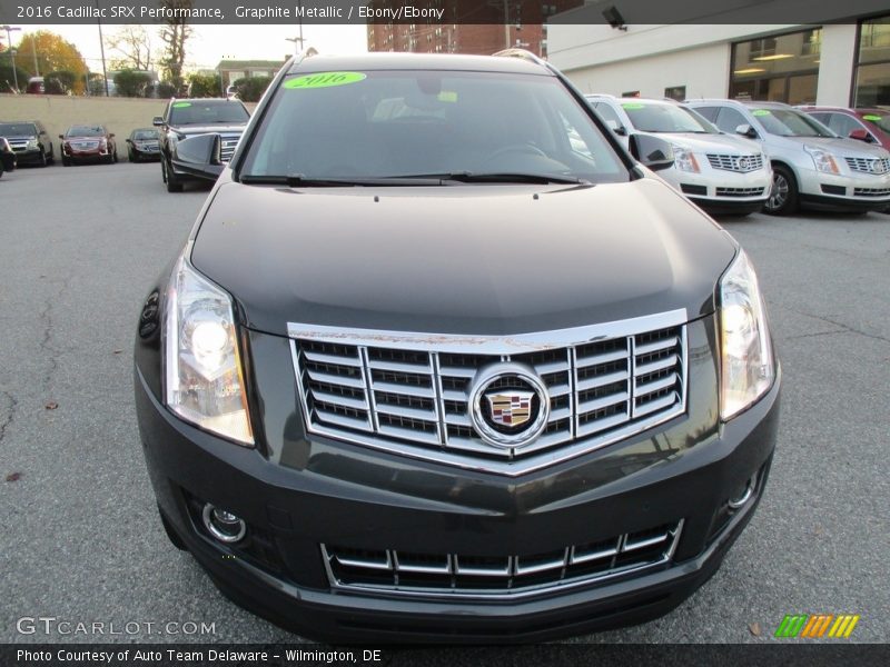Graphite Metallic / Ebony/Ebony 2016 Cadillac SRX Performance
