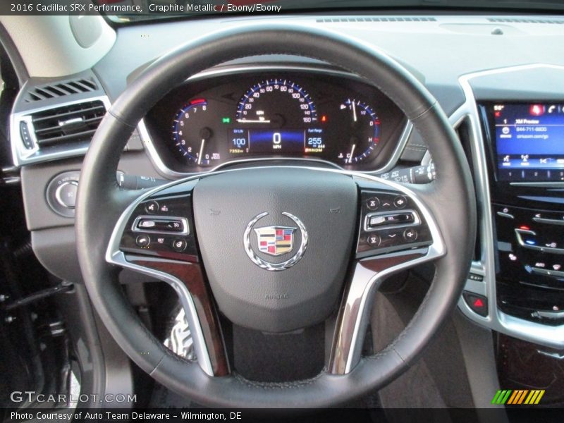 Graphite Metallic / Ebony/Ebony 2016 Cadillac SRX Performance