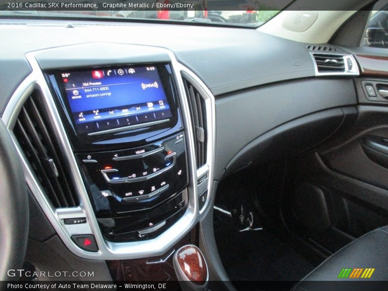 Graphite Metallic / Ebony/Ebony 2016 Cadillac SRX Performance