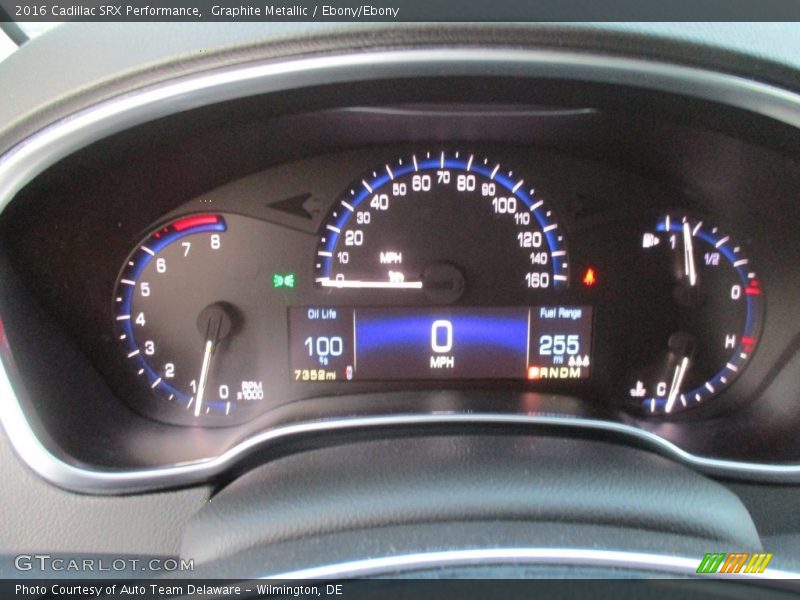 Graphite Metallic / Ebony/Ebony 2016 Cadillac SRX Performance