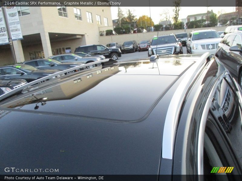 Graphite Metallic / Ebony/Ebony 2016 Cadillac SRX Performance
