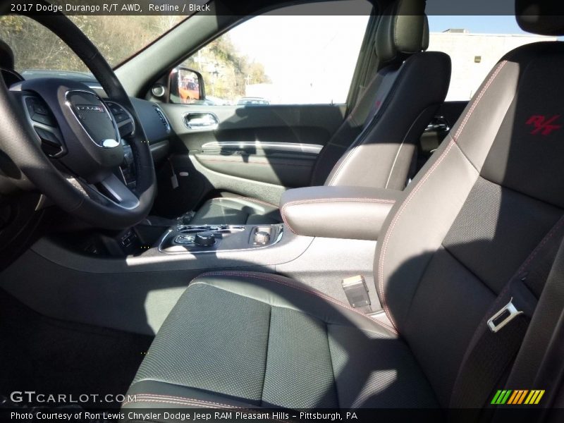 Front Seat of 2017 Durango R/T AWD