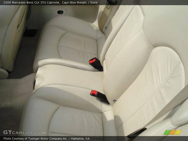 Capri Blue Metallic / Stone 2006 Mercedes-Benz CLK 350 Cabriolet
