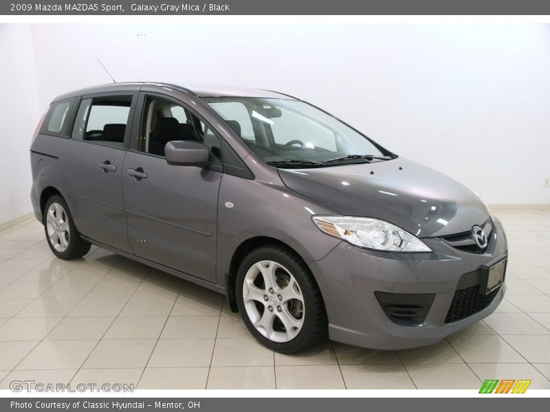 Galaxy Gray Mica / Black 2009 Mazda MAZDA5 Sport