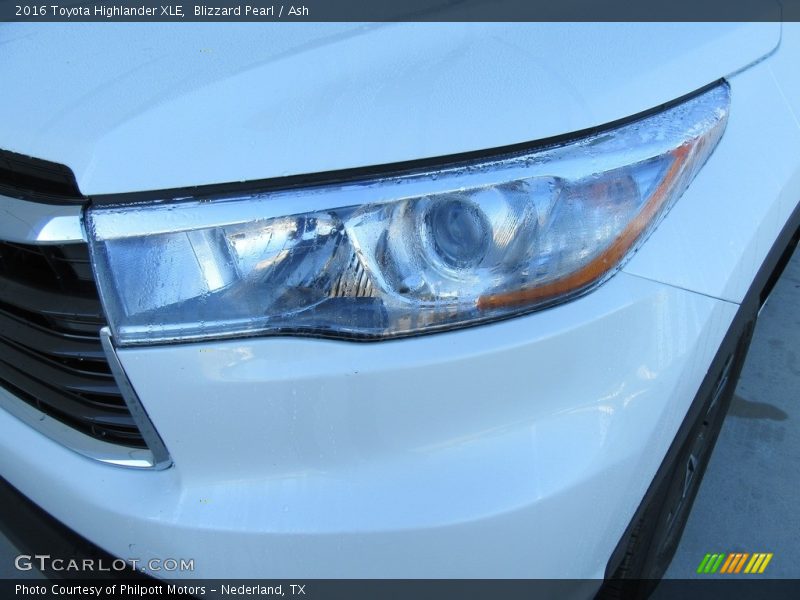 Blizzard Pearl / Ash 2016 Toyota Highlander XLE