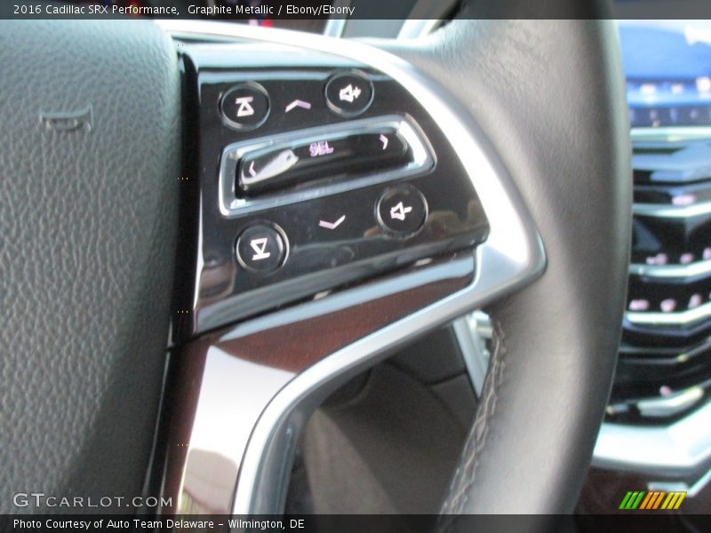 Graphite Metallic / Ebony/Ebony 2016 Cadillac SRX Performance