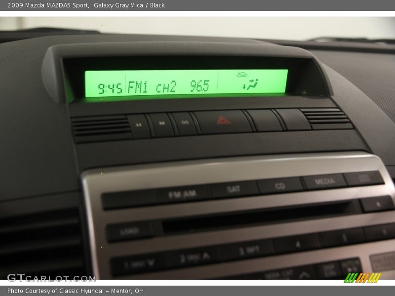 Galaxy Gray Mica / Black 2009 Mazda MAZDA5 Sport