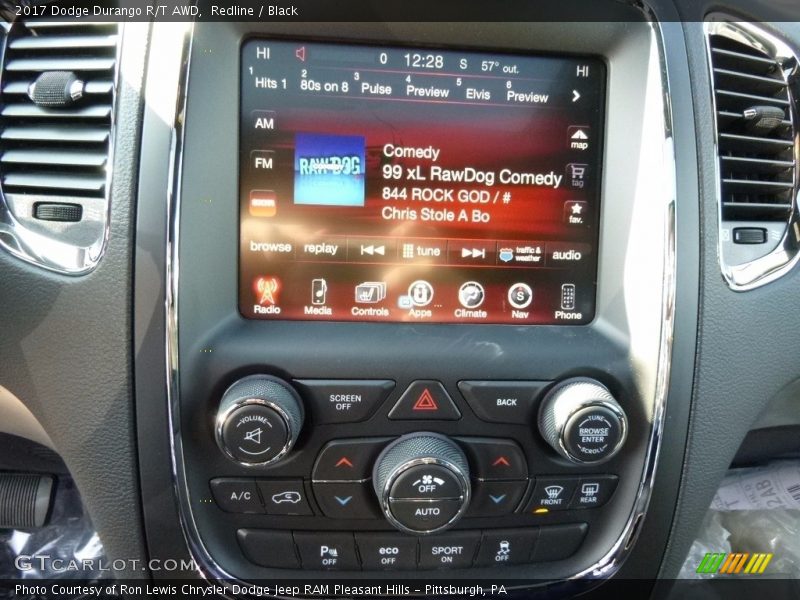 Controls of 2017 Durango R/T AWD