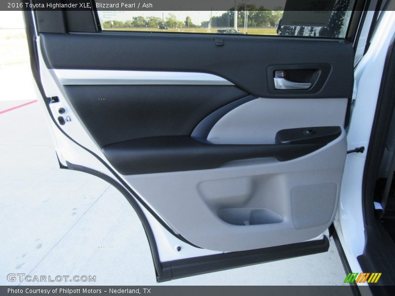 Blizzard Pearl / Ash 2016 Toyota Highlander XLE