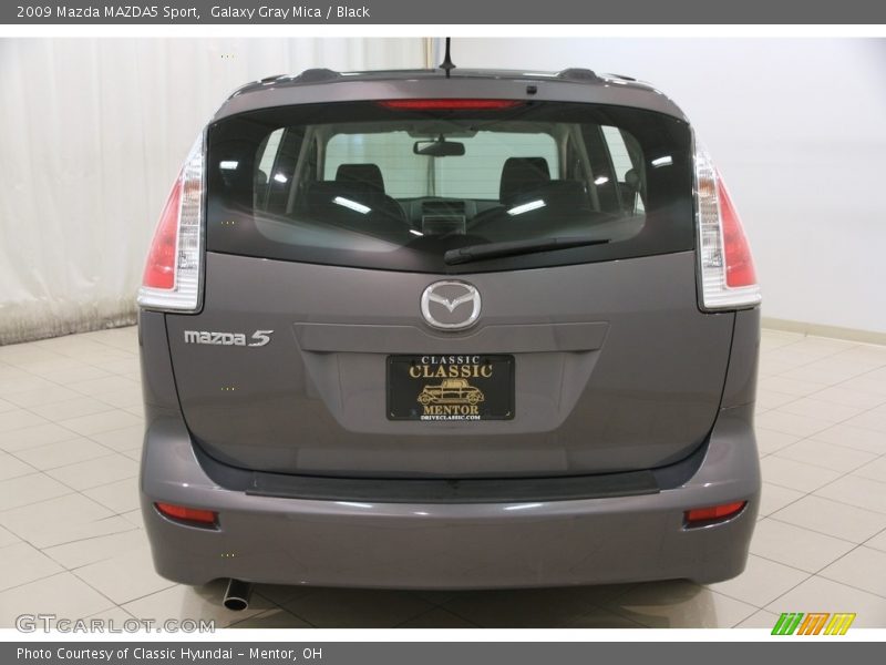Galaxy Gray Mica / Black 2009 Mazda MAZDA5 Sport