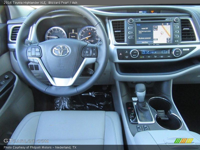 Blizzard Pearl / Ash 2016 Toyota Highlander XLE