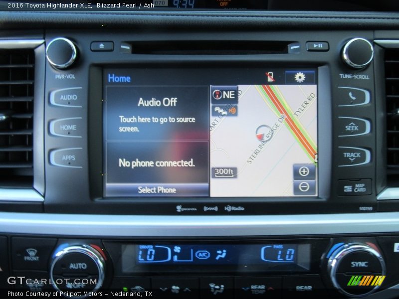 Blizzard Pearl / Ash 2016 Toyota Highlander XLE