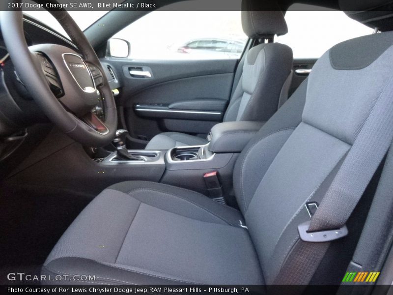 Front Seat of 2017 Charger SE AWD