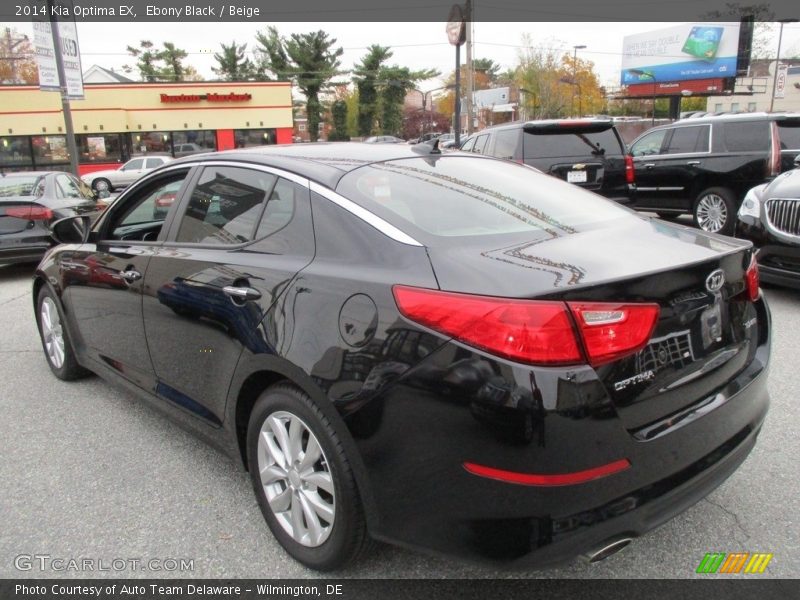 Ebony Black / Beige 2014 Kia Optima EX