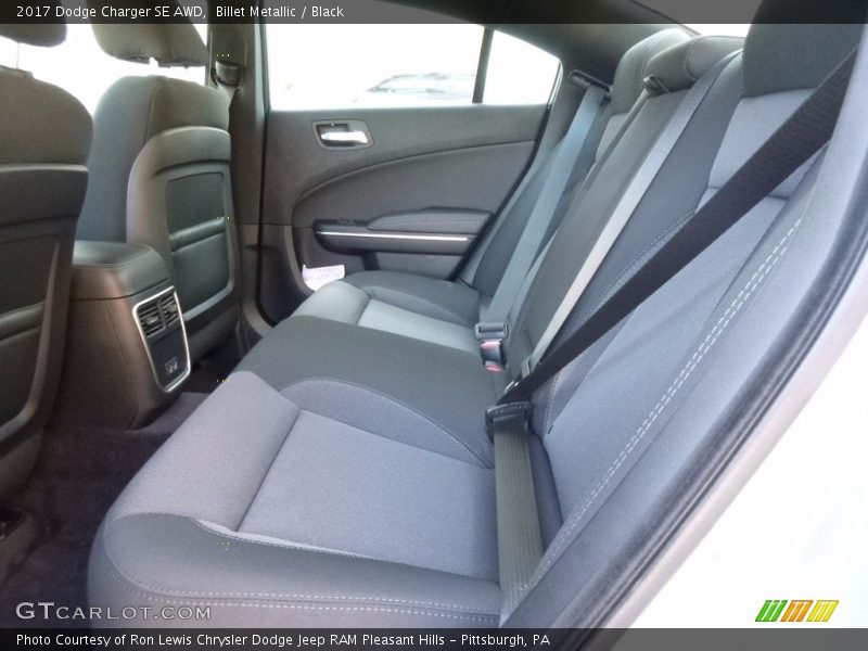 Rear Seat of 2017 Charger SE AWD