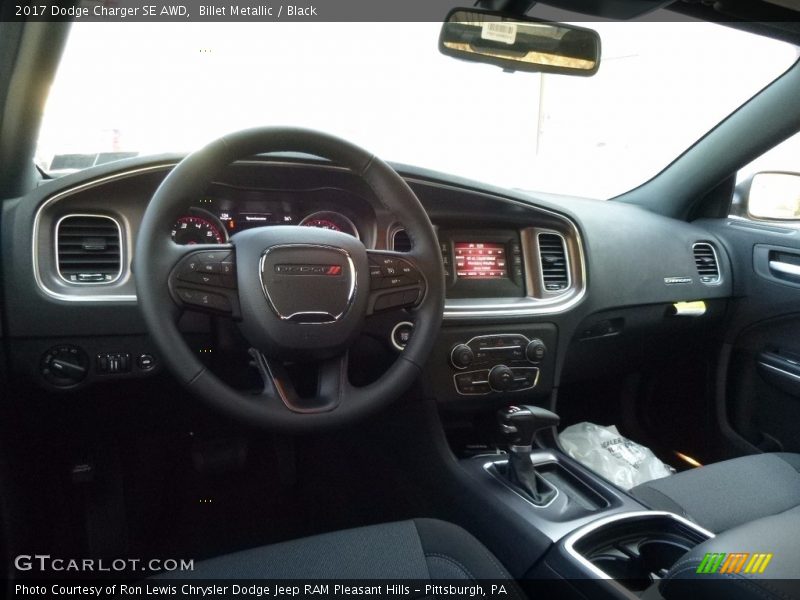 Black Interior - 2017 Charger SE AWD 