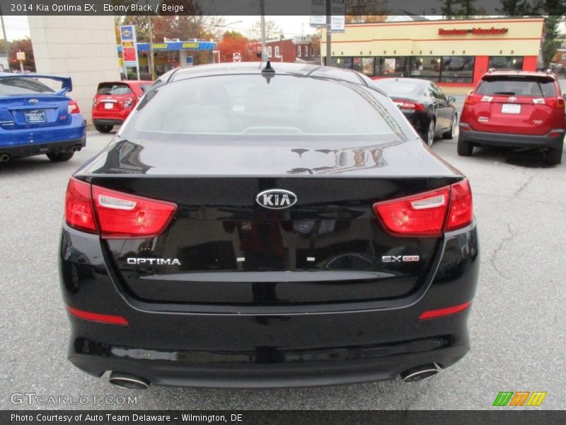 Ebony Black / Beige 2014 Kia Optima EX