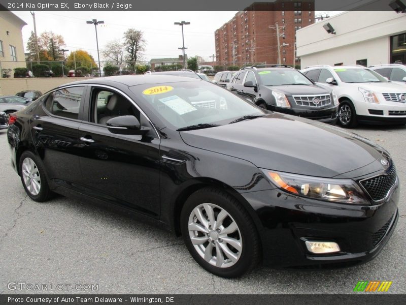Ebony Black / Beige 2014 Kia Optima EX