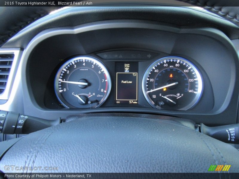 Blizzard Pearl / Ash 2016 Toyota Highlander XLE