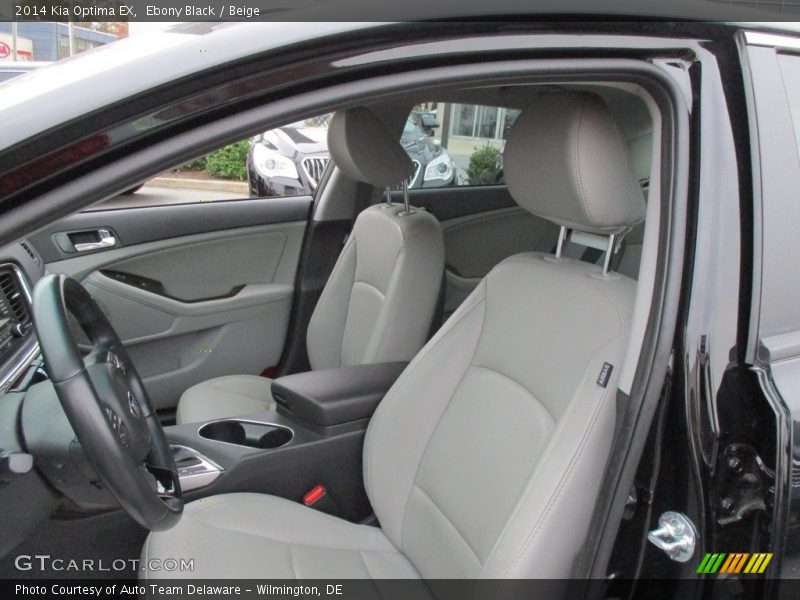 Ebony Black / Beige 2014 Kia Optima EX