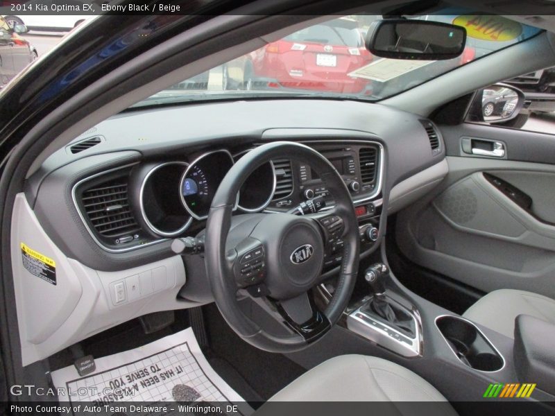 Ebony Black / Beige 2014 Kia Optima EX