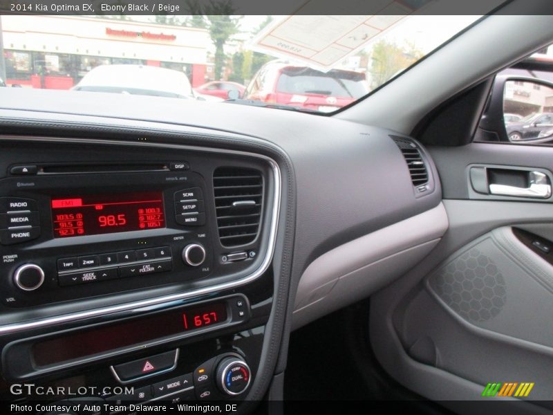 Ebony Black / Beige 2014 Kia Optima EX