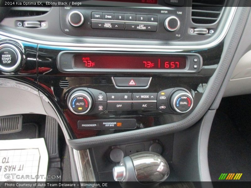 Ebony Black / Beige 2014 Kia Optima EX