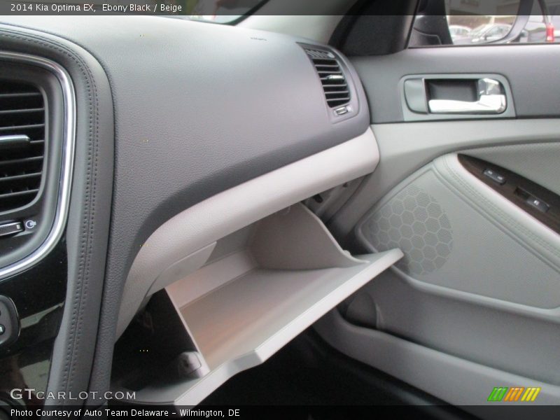 Ebony Black / Beige 2014 Kia Optima EX